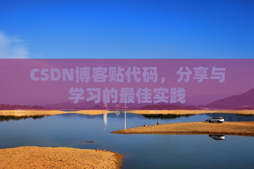 CSDN博客贴代码，分享与学习的最佳实践