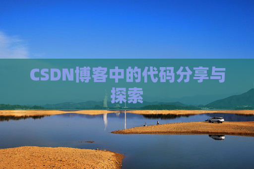 CSDN博客中的代码分享与探索